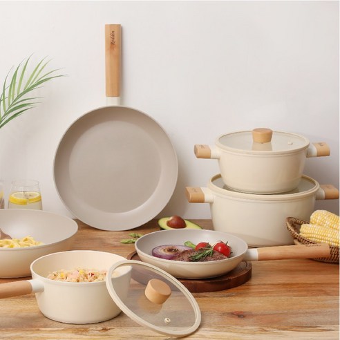 SNS 인기 로딘쿡웨어우디ih인덕션프라이팬냄비우드핸들22cm 알아보기