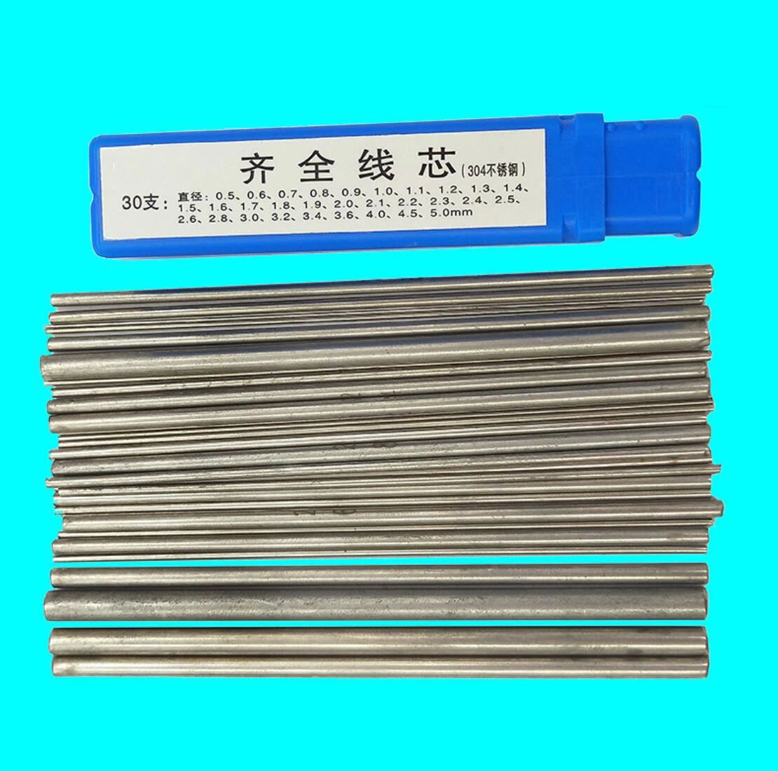 솔리드 와이어 코어 스틱 롤 맨드릴 점프 링 30 개